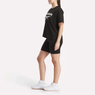 Damen-Radhose mit kleinem Logo