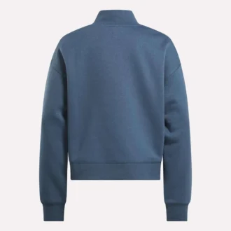 Damen-Sweatshirt mit kleinem Stehkragen