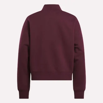 Damen-Sweatshirt mit kleinem Stehkragen