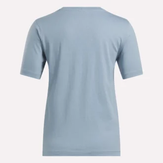 Damen-T-Shirt mit großem Logo und Rundhalsausschnitt