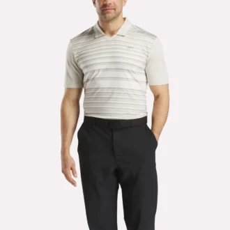 Herren-Kurzarm-Pullover-Polohemd mit Nano-Streifen