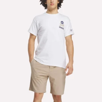 Herren-T-Shirt mit gestapeltem Crushers-Logo