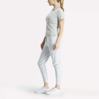 Kurzärmeliges, figurbetontes Golf-Polohemd für Damen