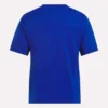 Zweifarbiges Damen-T-Shirt mit Rundhalsausschnitt und Logo